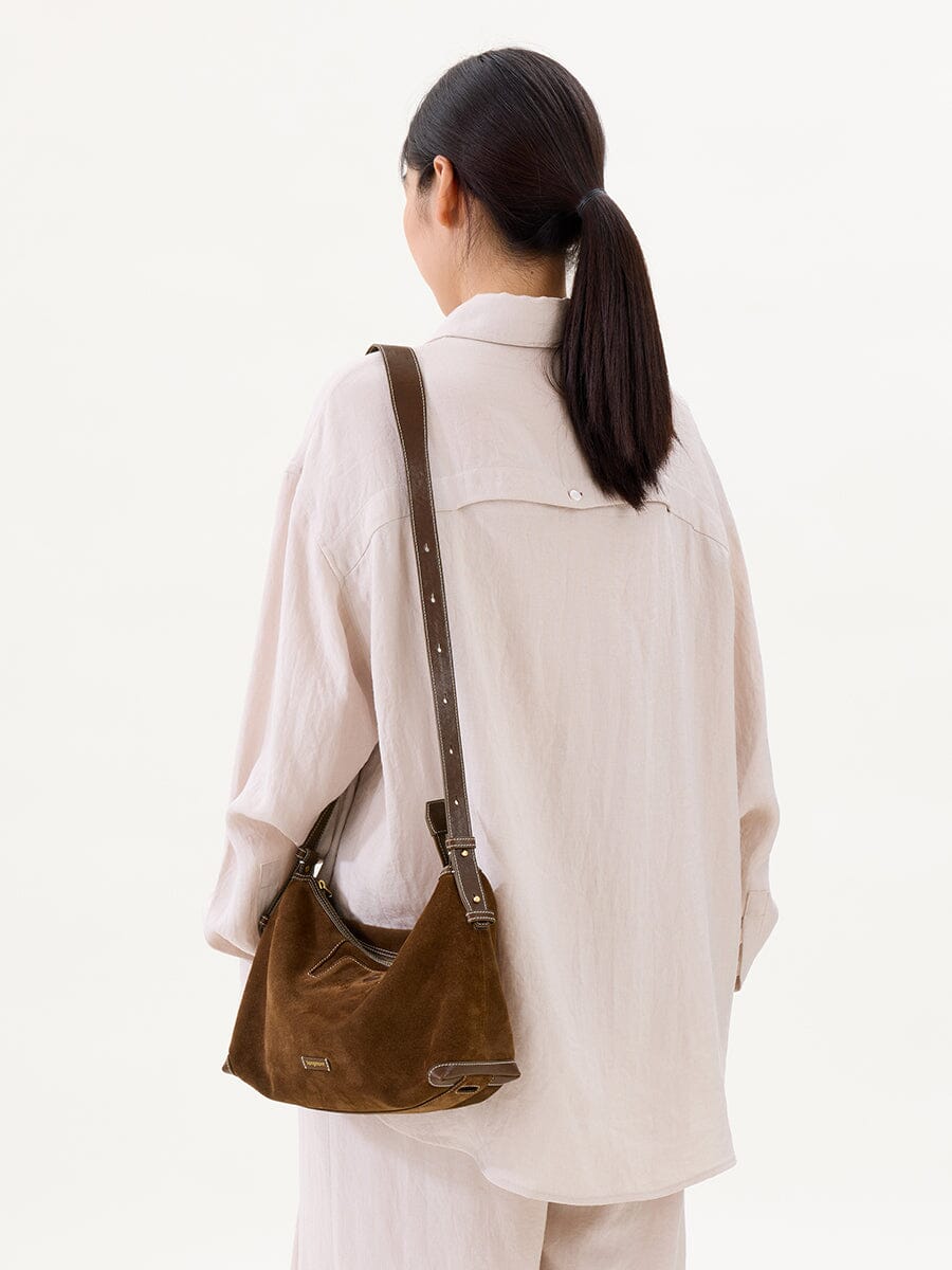 YORE Hobo Bag - Sandal Suede (Minimal Version)